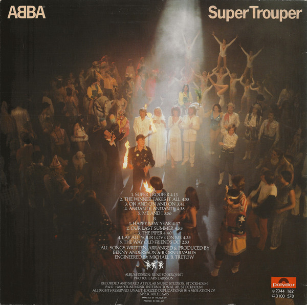 ABBA - Super Trouper tweedehands pop vinyl bij Run4Records