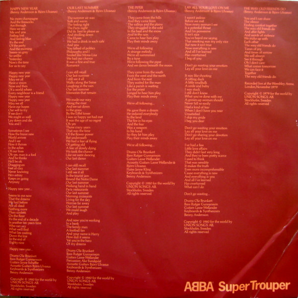 ABBA - Super Trouper tweedehands pop vinyl bij Run4Records