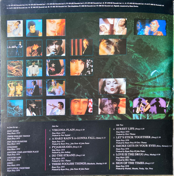 Bryan Ferry, Roxy Music - Street Life - 20 Great Hits tweedehands pop vinyl bij Run4Records