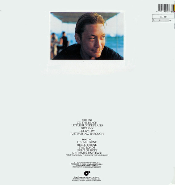 Chris Rea - On The Beach tweedehands pop vinyl bij Run4Records