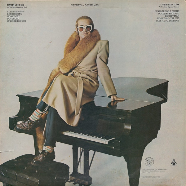 Elton John - Here And There tweedehands pop vinyl bij Run4Records