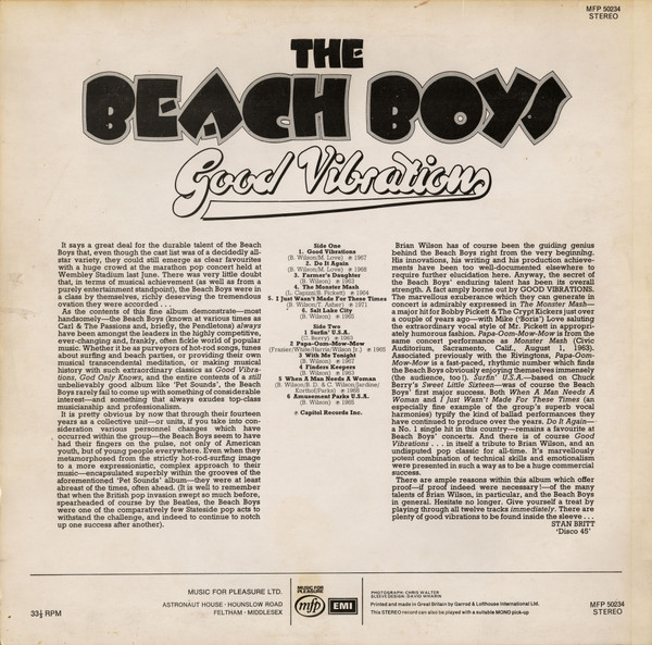 The Beach Boys - Good Vibrations tweedehands pop vinyl bij Run4Records