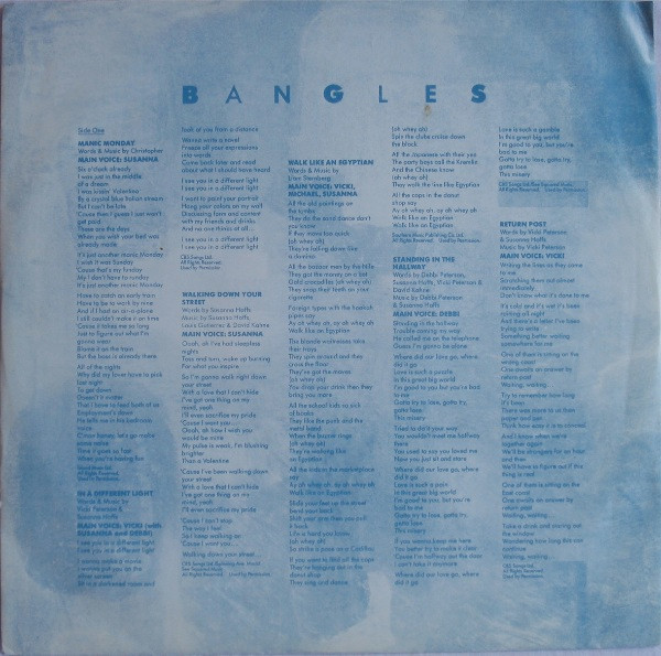 Bangles - Different Light tweedehands pop vinyl bij Run4Records
