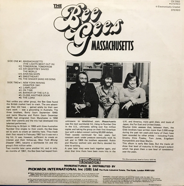Bee Gees - Massachusetts tweedehands pop vinyl bij Run4Records