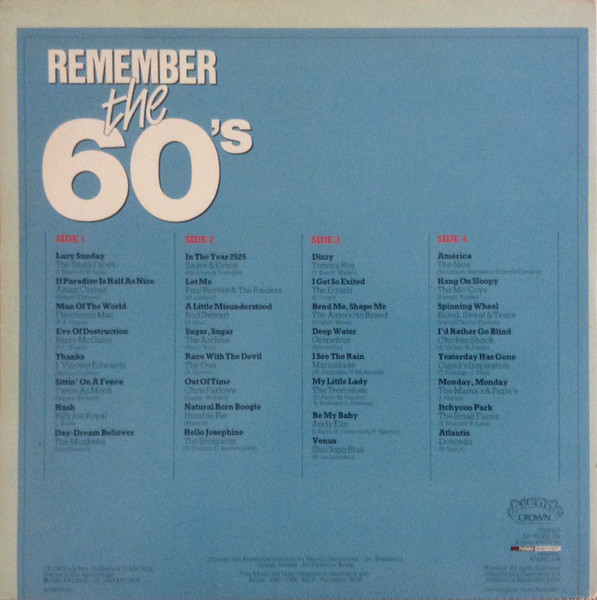 Various - Remember The 60's (Volume 2) tweedehands verzamel vinyl bij Run4Records