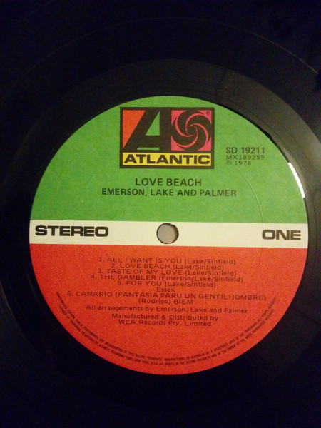 Emerson, Lake & Palmer - Love Beach tweedehands pop vinyl bij Run4Records