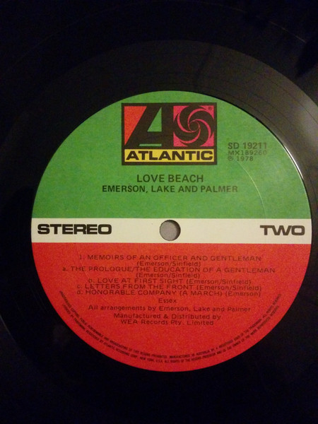 Emerson, Lake & Palmer - Love Beach tweedehands pop vinyl bij Run4Records