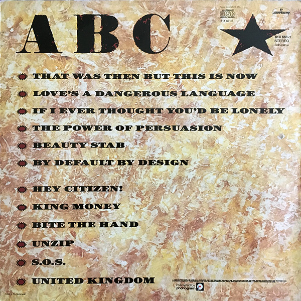 ABC - Beauty Stab tweedehands pop vinyl bij Run4Records