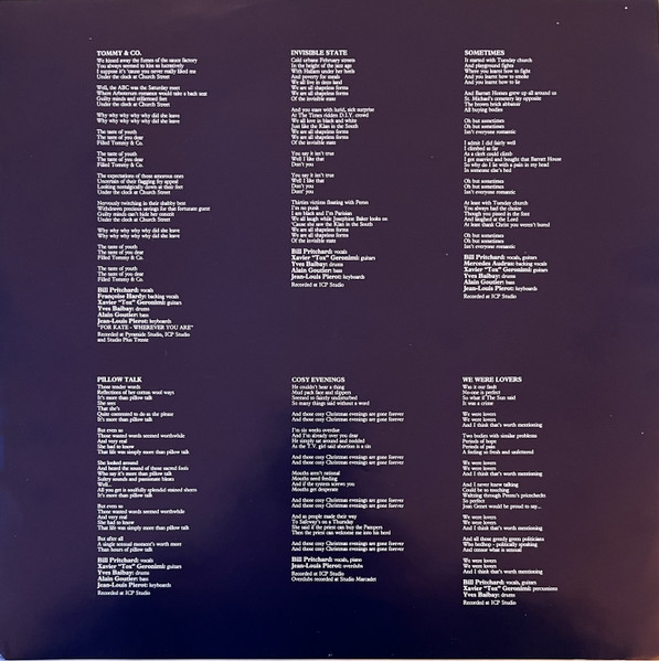 Bill Pritchard - Three Months, Three Weeks & Two Days tweedehands pop vinyl bij Run4Records