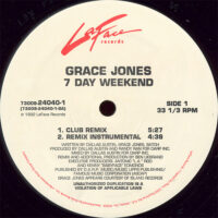 Grace Jones – 7 Day Weekend koop je online bij Run4records. Jouw 2ehands vinyl Site