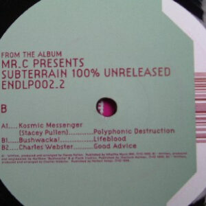 Mr.C Presents Subterrain 100% Unreleased vind je op 2ehands LP bij jouw online Run4records store