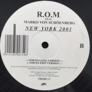 R.O.M. – New York 2001 koop je op 2ehands vinyl bij jou online store Run4records