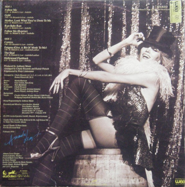 Amanda Lear - Sweet Revenge tweedehands pop vinyl bij Run4Records
