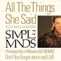 Simple Minds – All The Things She Said (Extended Version) vind je op 2ehands LP bij jouw online Run4records store