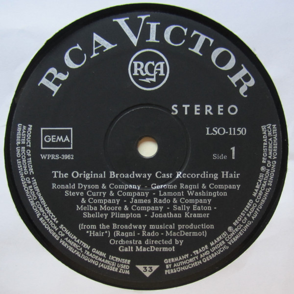Various - Hair - The Original Broadway Cast Recording tweedehands film/tv vinyl bij Run4Records