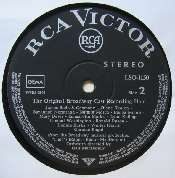 Various - Hair - The Original Broadway Cast Recording tweedehands film/tv vinyl bij Run4Records