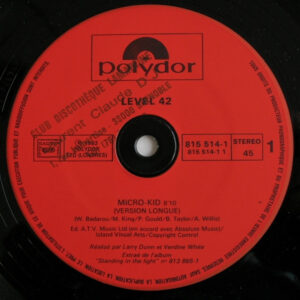Level 42 – Microkid koop je online bij Run4records. Jouw 2ehands vinyl Site