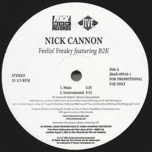 Nick Cannon Featuring B2K – Feelin' Freaky klinkt als muziek in de oren. Bestel snel bij Run4records.nl