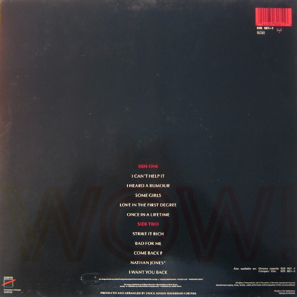 Bananarama - Wow! tweedehands pop vinyl bij Run4Records