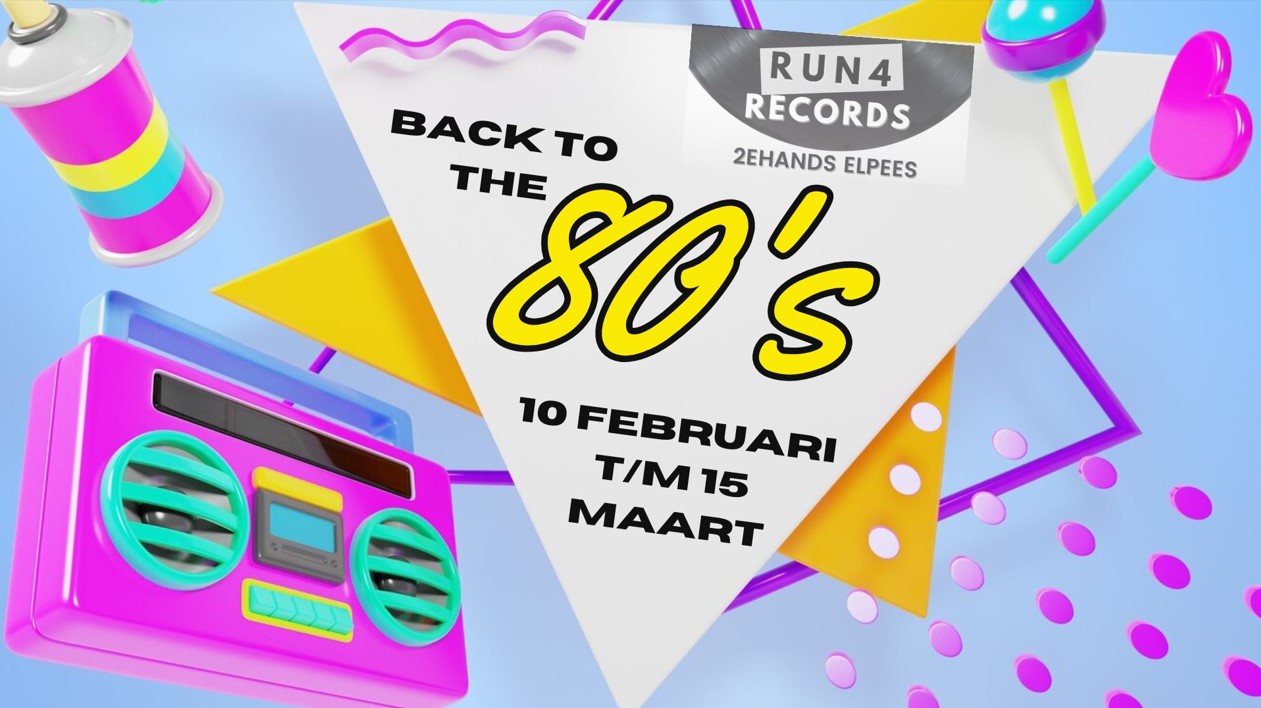 back to the 80's bij Run4records. Jouw 2ehands LP website