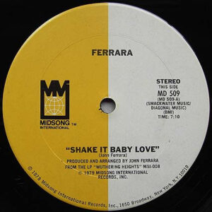 Ferrara – Shake It Baby Love - Love Attack wacht op jou bij Run4records. Jouw 2ehands vinyl Site