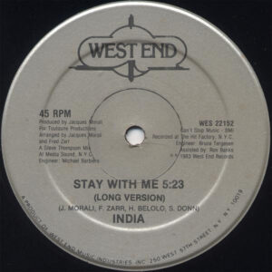 India – Stay With Me vind je online bij de beste 2ehands Lp site. Run4records!