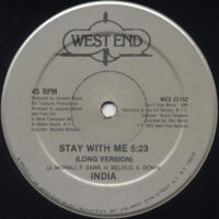 India – Stay With Me vind je online bij de beste 2ehands Lp site. Run4records!