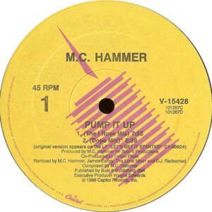 MC Hammer – Pump It Up wacht op jou bij Run4records. Jouw 2ehands vinyl Site