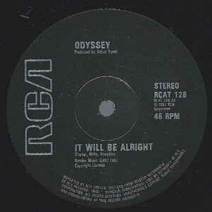 Odyssey – It Will Be Alright bestel je gewoon 2ehands. Lp's met een 2e kans, Run4records.nl