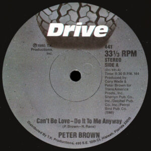 Peter Brown – Can't Be Love - Do It To Me Anyway zoek je simpel en snel bij Run4records.nl