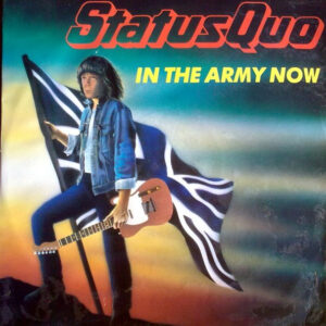 Status Quo – In The Army Now staat als tweedehands LP gewoon te koop bij Run4records.
