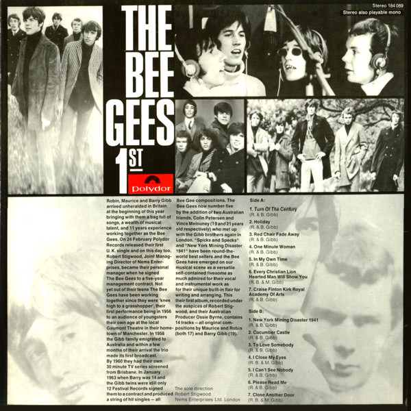 Bee Gees - Bee Gees' 1st tweedehands pop vinyl bij Run4Records