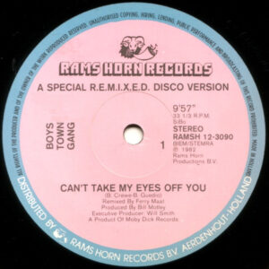 Boys Town Gang – Can't Take My Eyes Off You bestel je gewoon 2ehands. Lp's met een 2e kans, Run4records.nl