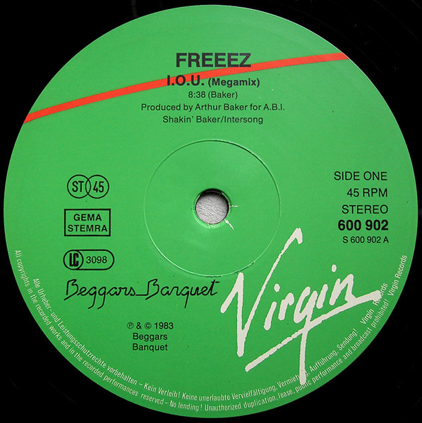 Freeez - I.O.U. (Megamix) tweedehands disco vinyl bij Run4Records