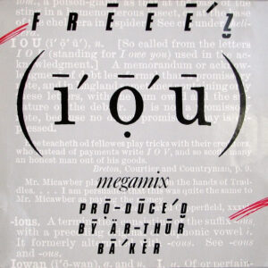 Freeez – I.O.U. (Megamix) koop je op 2ehands vinyl bij jou online store Run4records