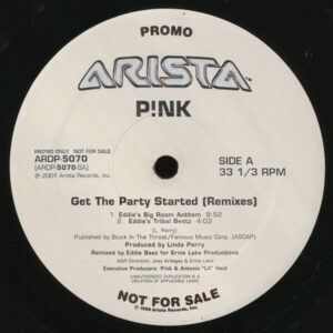 P!NK – Get The Party Started (Remixes) vind je online bij de beste 2ehands Lp site. Run4records!