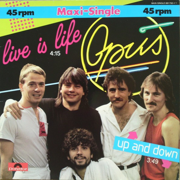 Opus - Live is Life koop je op 2ehands vinyl bij jou online store Run4records