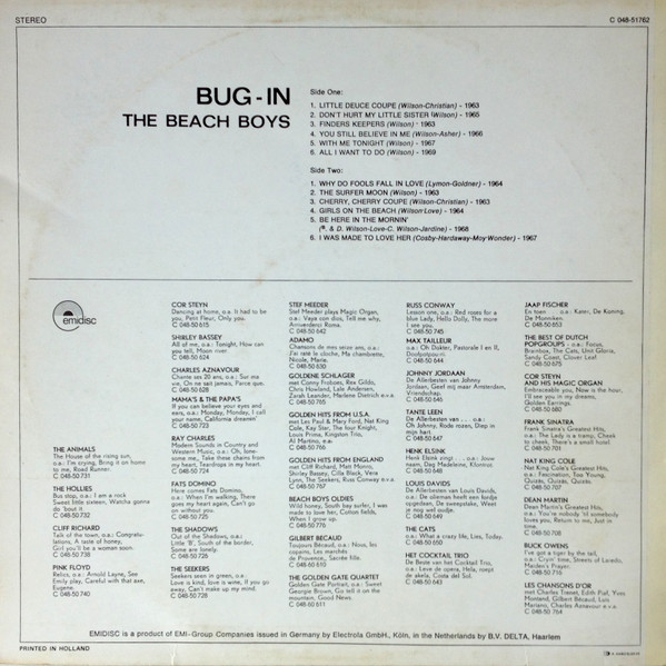 The Beach Boys - Bug-In tweedehands pop vinyl bij Run4Records
