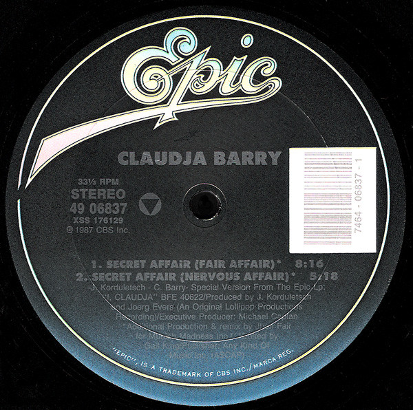 Claudja Barry – Secret Affair vind je online bij de beste 2ehands Lp site. Run4records!
