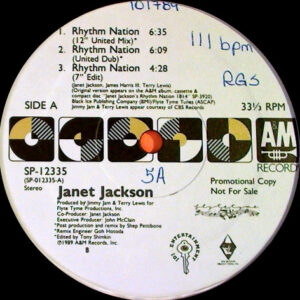 Janet Jackson – Rhythm Nation koop je op 2ehands LP bij Run4records