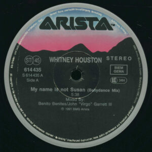 Whitney Houston – My Name Is Not Susan staat als tweedehands LP gewoon te koop bij Run4records.