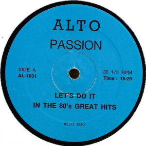 Alto Passion - Let's Do That koop je op 2ehands vinyl bij jou online store Run4records