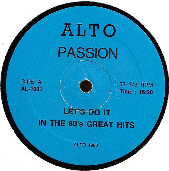Alto Passion - Let's Do That koop je op 2ehands vinyl bij jou online store Run4records
