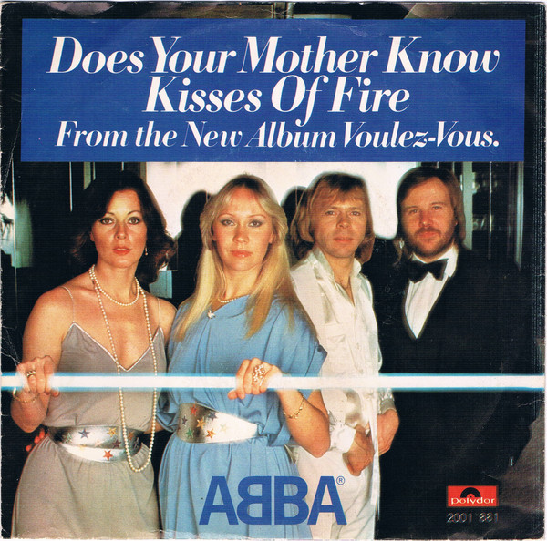ABBA - Does Your Mother Know / Kisses Of Fire tweedehands 7 inch LP bij Run4Records