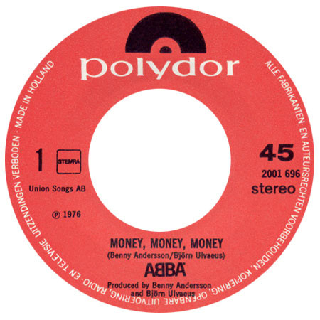 ABBA - Money, Money, Money tweedehands 7 inch LP bij Run4Records