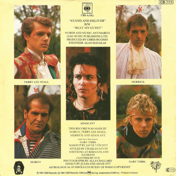 Adam And The Ants - Stand & Deliver! tweedehands 7 inch LP bij Run4Records
