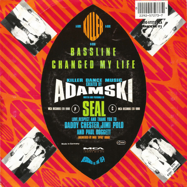 Adamski - Killer tweedehands 7 inch LP bij Run4Records