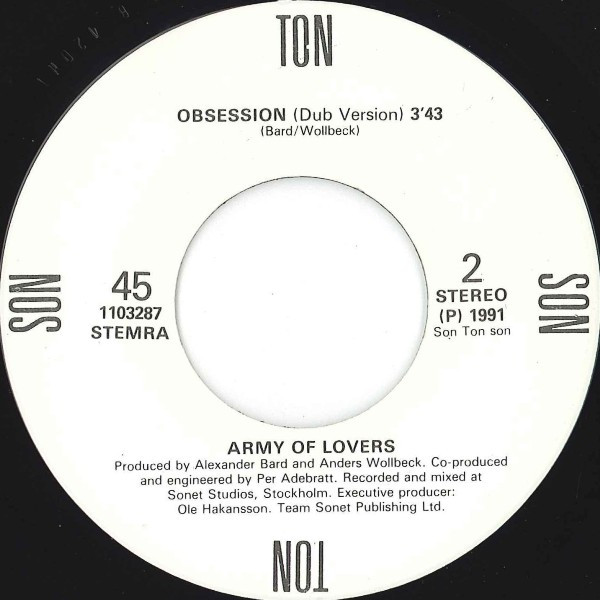 Army Of Lovers - Obsession tweedehands 7 inch LP bij Run4Records