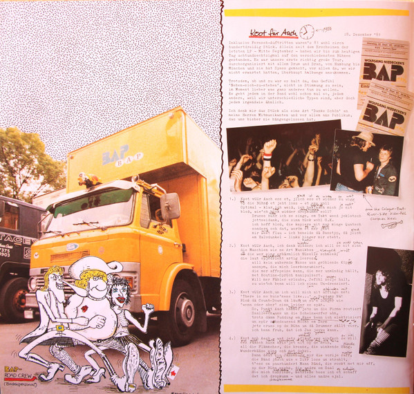 BAP - Vun Drinne Noh Drusse tweedehands rock LP bij Run4Records
