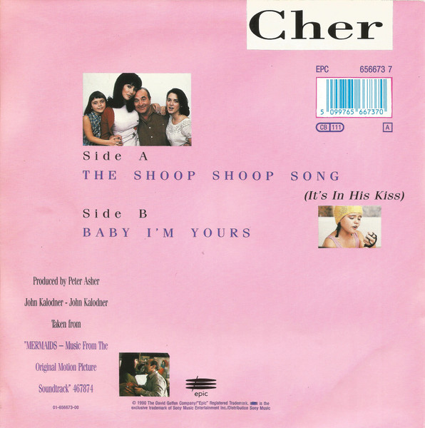 Cher - The Shoop Shoop Song (It's In His Kiss) tweedehands 7 inch LP bij Run4Records
